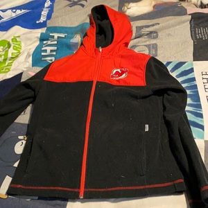 Slightly worn New Jersey Devils zip up